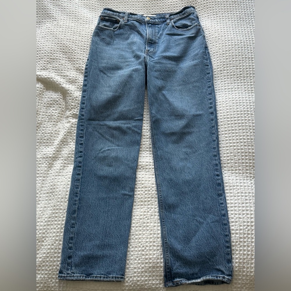 Abercrombie & Fitch Ultra High Rise 90s Straight Jean